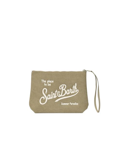 Pochette Aline Canvas in misto cotone Verde Mc2 Saint Barth | ALI004700294L